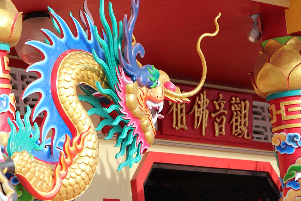 Thailand Drache Tempel