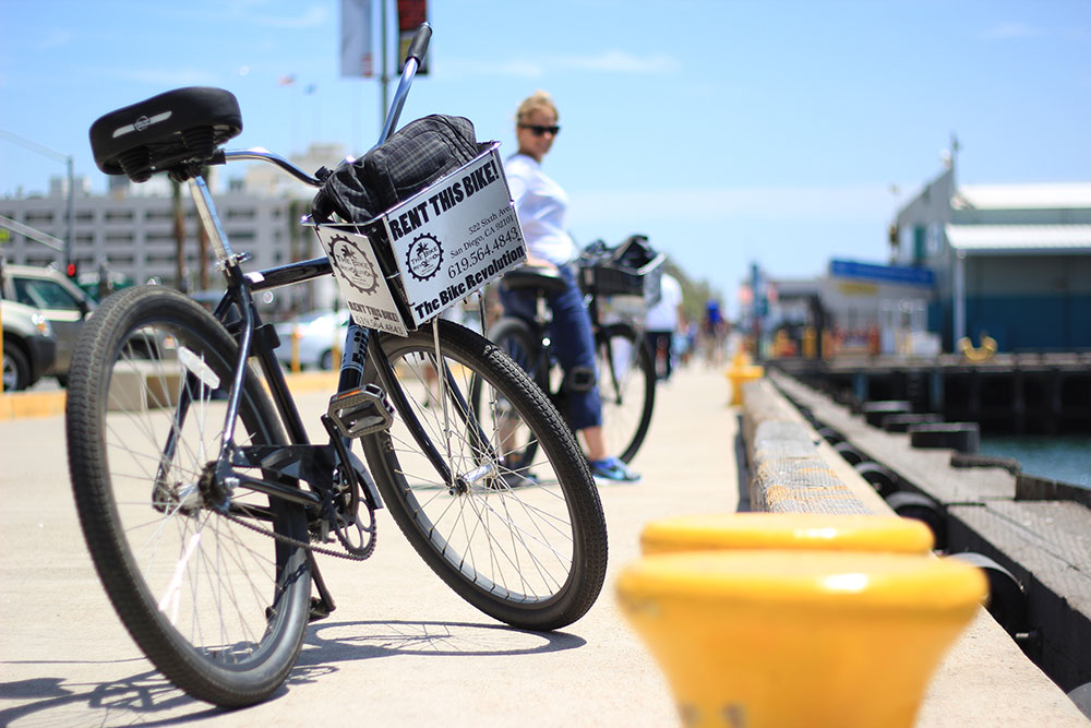 Die Stadt mit dem Fahrrad erkunden